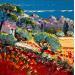 Painting Vacances près d'Arles by Corbière Liisa | Painting Figurative Landscapes Oil