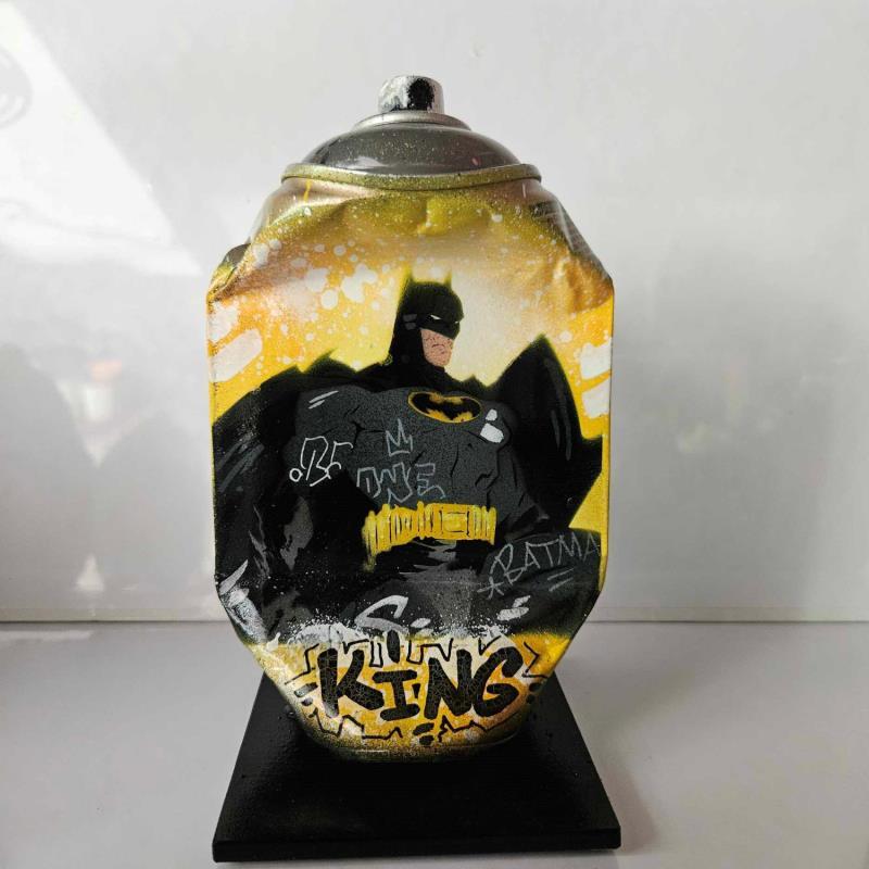 Skulptur Batman king von Kedarone | Skulptur Pop-Art Pop-Ikonen Graffiti Acryl