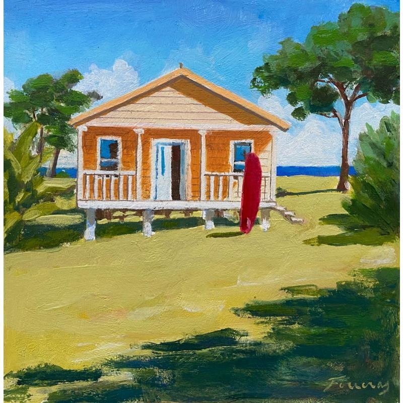 Peinture Vivre sa vie par Foucras François | Tableau Figuratif Architecture Huile Acrylique