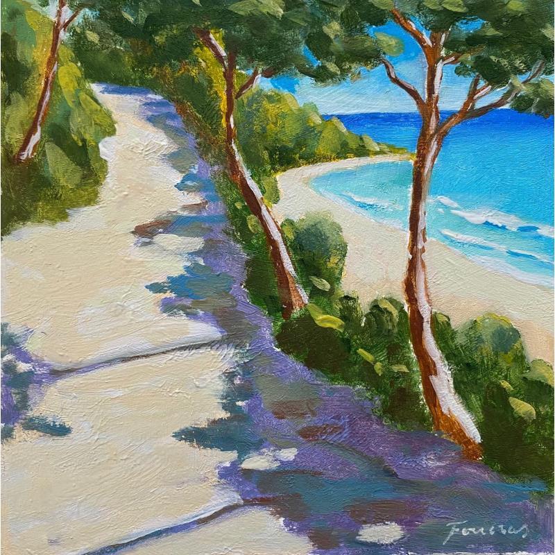 Peinture Un coin tranquille par Foucras François | Tableau Figuratif Paysages Nature Huile Acrylique