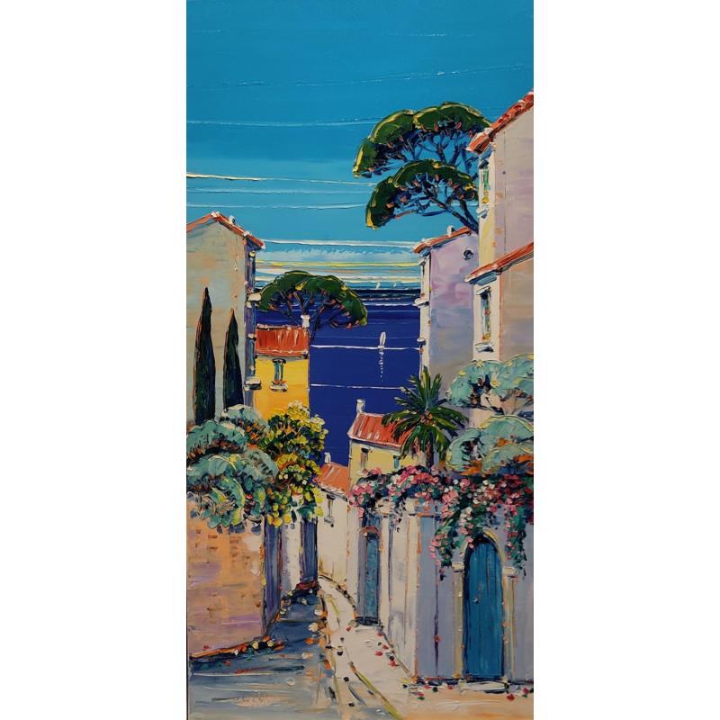 Painting Ruelle à Bompard, Marseille by Corbière Liisa | Painting Figurative Landscapes Oil