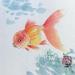 Peinture  Goldfish   par Yu Huan Huan | Tableau Figuratif Animaux Encre