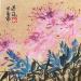 Gemälde  See of flowers   von Yu Huan Huan | Gemälde Figurativ Natur Tinte