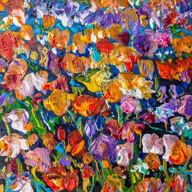Peinture Flowers par Florence Amblard | Tableau