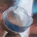 Painting glowing eggshell by Ulrich Julia | Painting Figurative Wood Oil