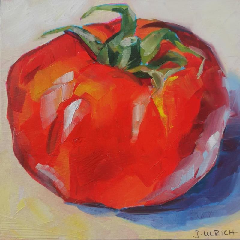 Painting killertomato by Ulrich Julia | Painting Figurative Wood Oil