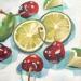 Painting Cherries and lime by Ulrich Julia | Painting Figurative Wood Oil