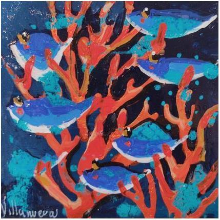 Painting Familia by Villanueva Puigdelliura Natalia | Painting Figurative