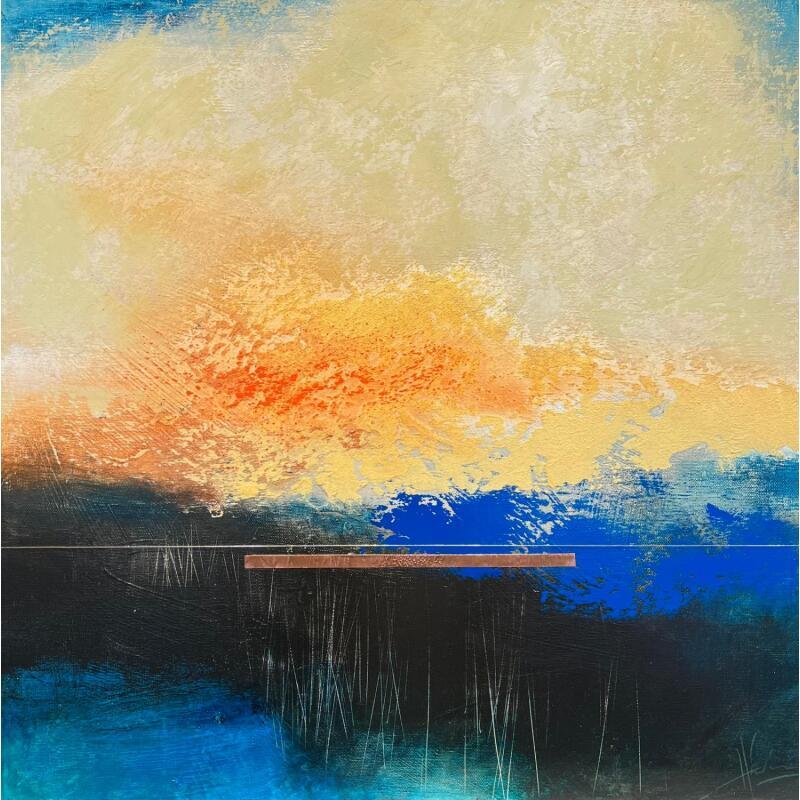 Painting Abstraction # 2853 by Hévin Christian | Painting Abstract Acrylic, Oil, Pastel Minimalist