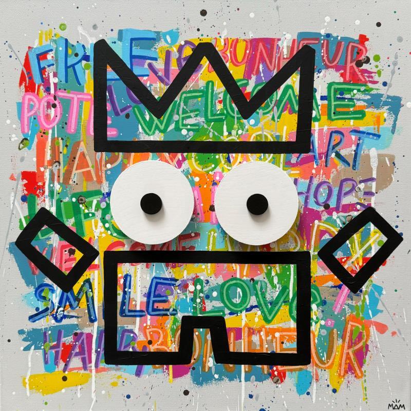 Painting WELCOME by Mam | Painting Pop-art Acrylic Life style, Pop icons, Society