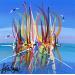 Painting Pleine folie en mer by Fonteyne David | Painting Figurative Marine Acrylic