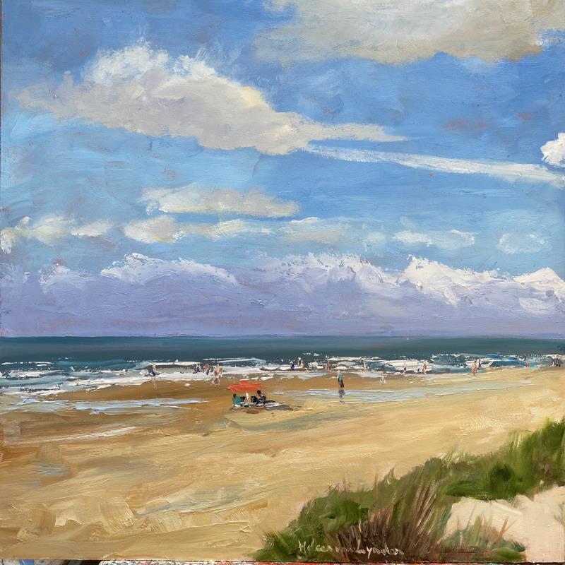 Peinture Noordwijk 1 24ws417 par Lynden (van) Heleen | Tableau Figuratif Huile Marine, Paysages