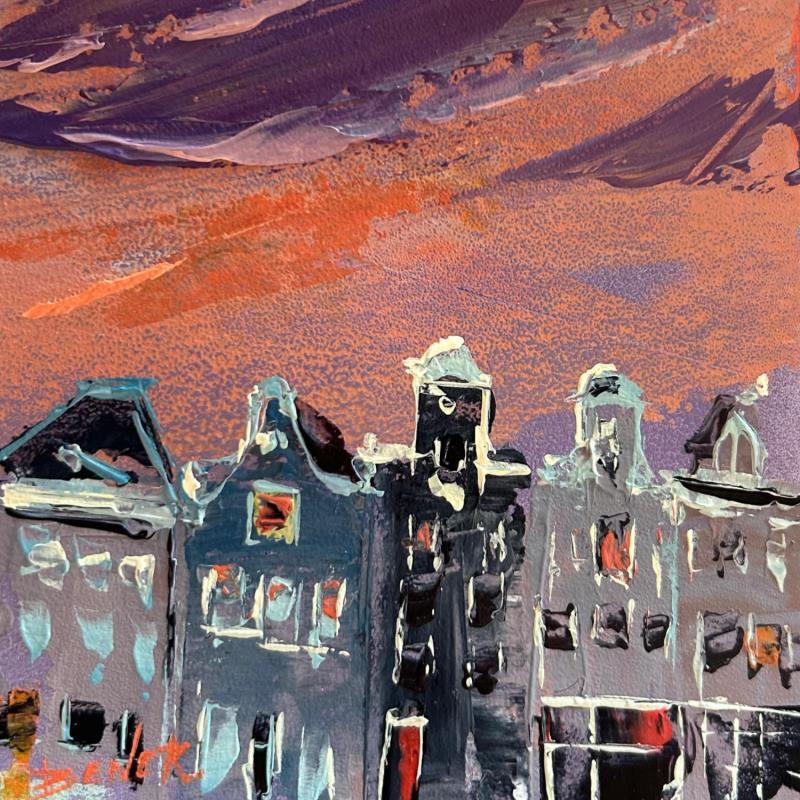 Gemälde My sweet Amsterdam von Rodrigues Bené | Gemälde Figurativ Urban Acryl