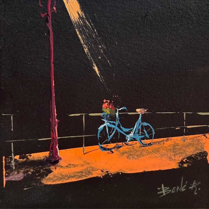 Gemälde sweet rides at night von Rodrigues Bené | Gemälde Figurativ Urban Acryl