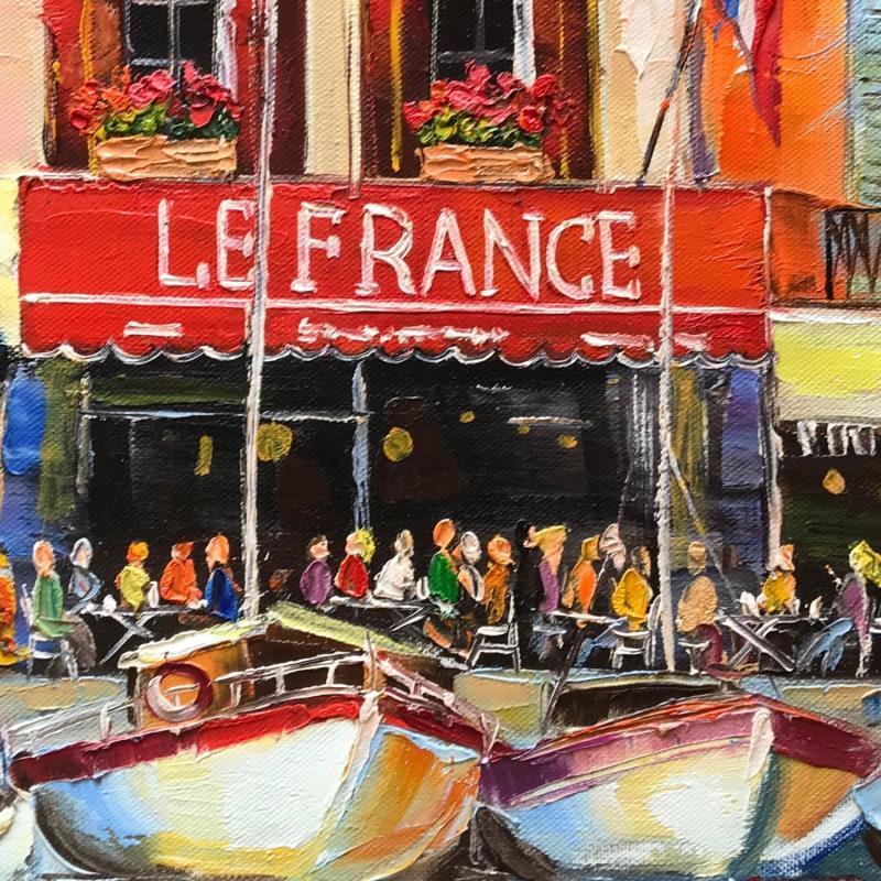 Painting Le France by Arkady | Painting Figurative Urban Oil