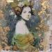 Painting Isa by Bofill Laura | Painting Figurative Portrait Wood Acrylic Resin