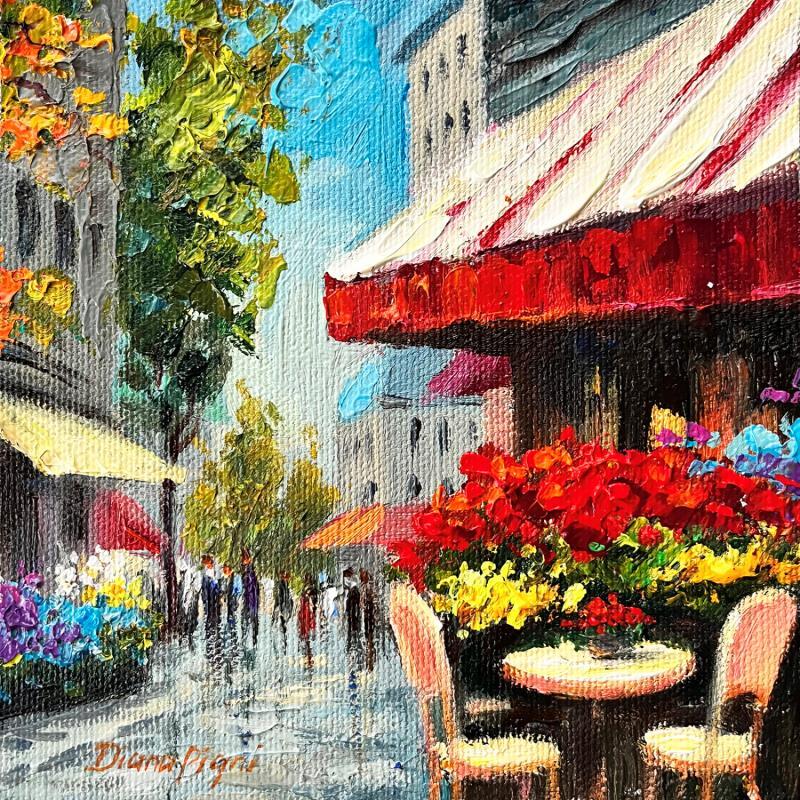 Painting Parisian Streets by Pigni Diana | Painting Figurative Oil