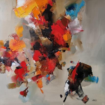 Painting Lucky day by Virgis | Painting Abstract Oil Minimalist