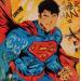 Painting Superman by Kedarone | Painting Pop-art Pop icons Graffiti Acrylic