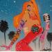 Peinture Jessica Rabbit par Kedarone | Tableau Pop-art Icones Pop Graffiti Acrylique