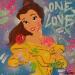 Peinture La Belle par Kedarone | Tableau Pop-art Icones Pop Graffiti Acrylique