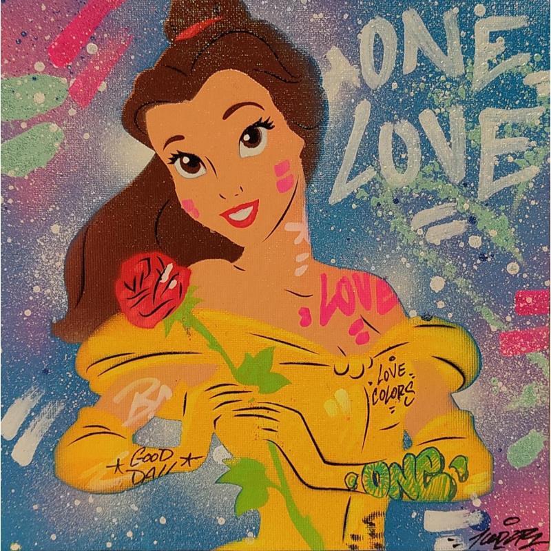 Painting La Belle by Kedarone | Painting Pop-art Pop icons Graffiti Acrylic