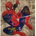 Gemälde spider man  von Kedarone | Gemälde Pop-Art Pop-Ikonen Graffiti Acryl