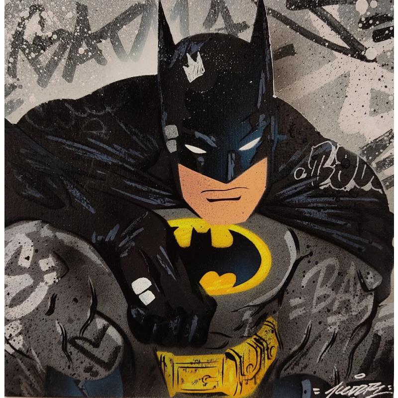 Painting Batman by Kedarone | Painting Pop-art Pop icons Graffiti Acrylic