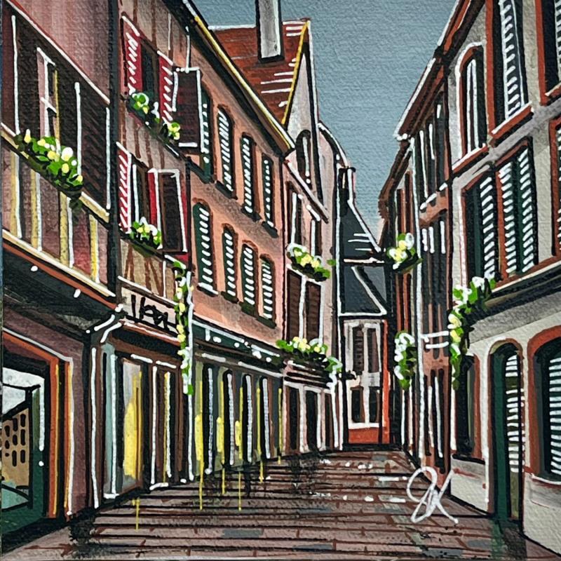 Painting Ruelle Strasbourgeoise by Touras Sophie-Kim  | Painting Realism Oil Still-life