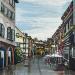 Painting Balade dans les ruelles de Strasbourg by Touras Sophie-Kim  | Painting Realism Still-life Oil