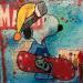 Peinture Snow board party par Kikayou | Tableau Pop-art Icones Pop Graffiti Acrylique Collage