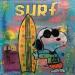 Peinture Surf Session par Kikayou | Tableau Pop-art Icones Pop Graffiti Acrylique Collage