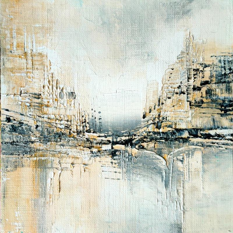 Peinture Les ponts du Nord par Levesque Emmanuelle | Tableau Huile