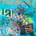 Peinture Bart skate par Kikayou | Tableau Pop-art Icones Pop Graffiti Acrylique Collage