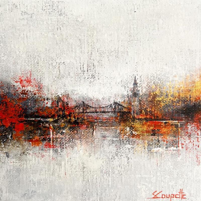 Painting Calming by Coupette Steffi | Painting Figurative Urban Acrylic