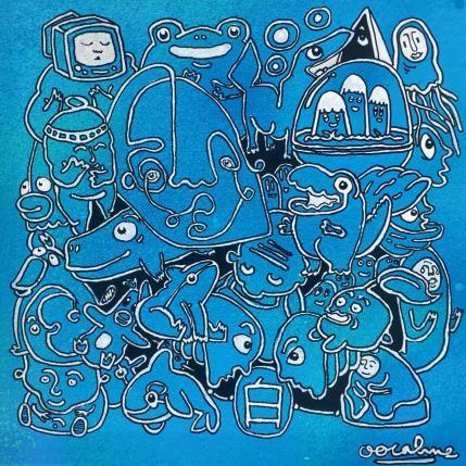 Painting Ao by Oocalme | Painting Raw art Acrylic, Posca Animals, Pop icons