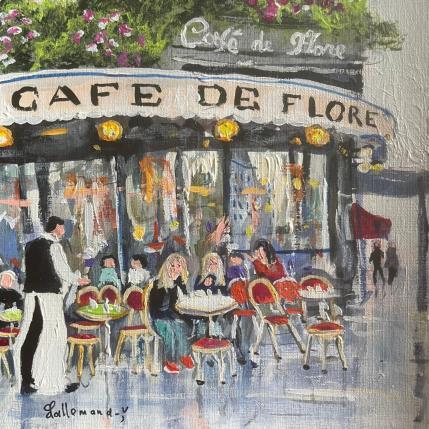 Painting Café de Flore Paris by Lallemand Yves | Painting Figurative Acrylic Pop icons, Urban