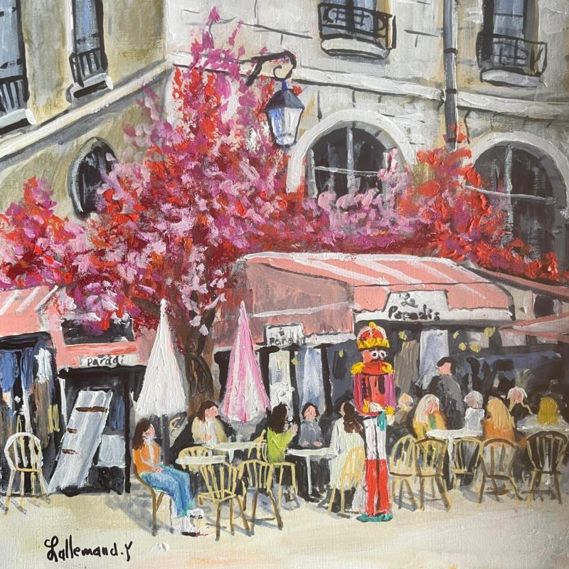 Peinture Le Paradis PARIS par Lallemand Yves | Tableau Figuratif Acrylique Urbain