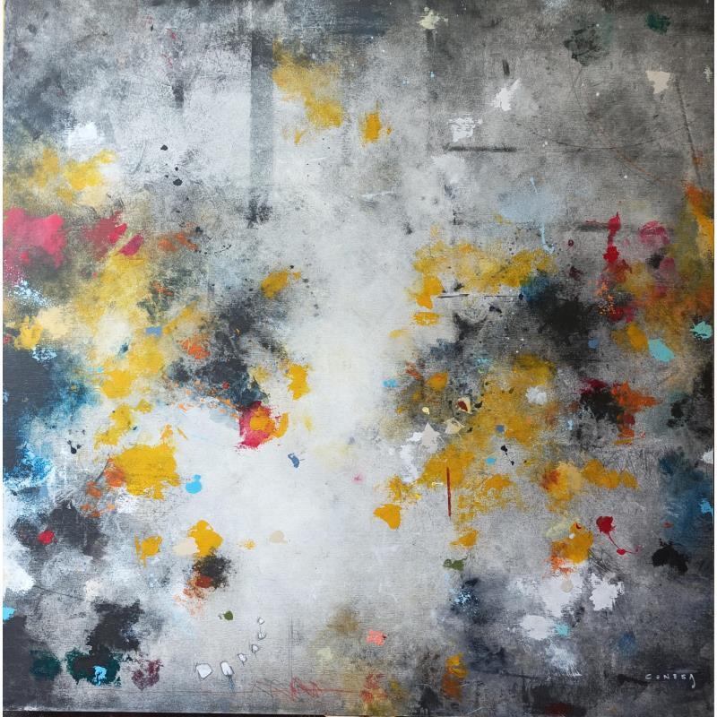 Painting Dialogo by Jiménez Conesa Francisco | Painting Abstract Acrylic, Charcoal