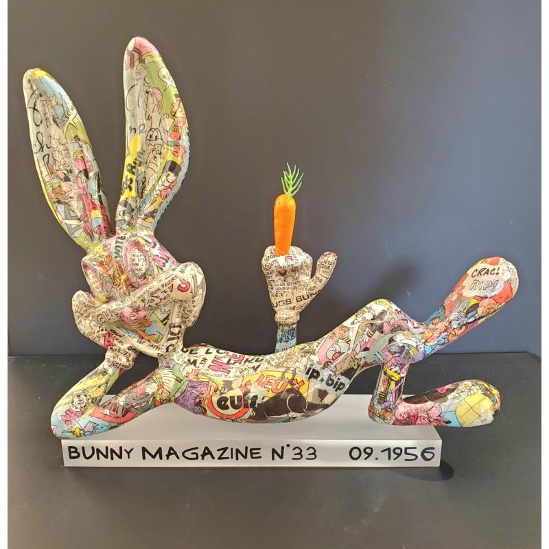 Sculpture Bunny addict by Atelier RingArt | Sculpture