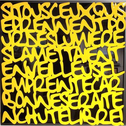 Painting Tontons flingueurs yellow by Atelier RingArt | Painting Raw art