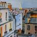 Painting Paris 34 - Tour Eiffel by Niko Marina  | Painting Figurative Urban Oil