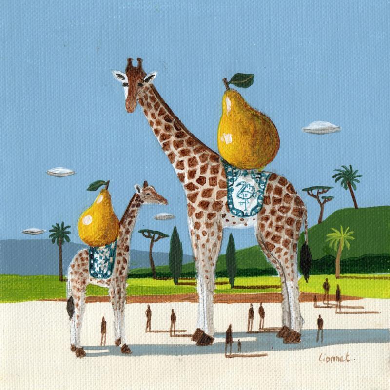 Painting Girafon by Lionnet Pascal | Painting