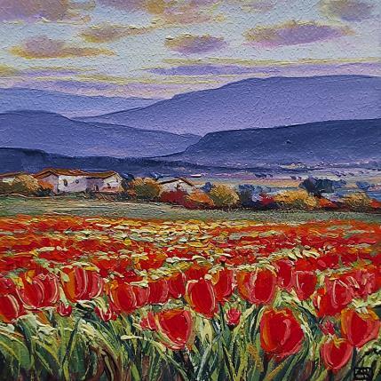 Painting They dance with elegance by Requena Elena | Painting Figurative Oil Landscapes