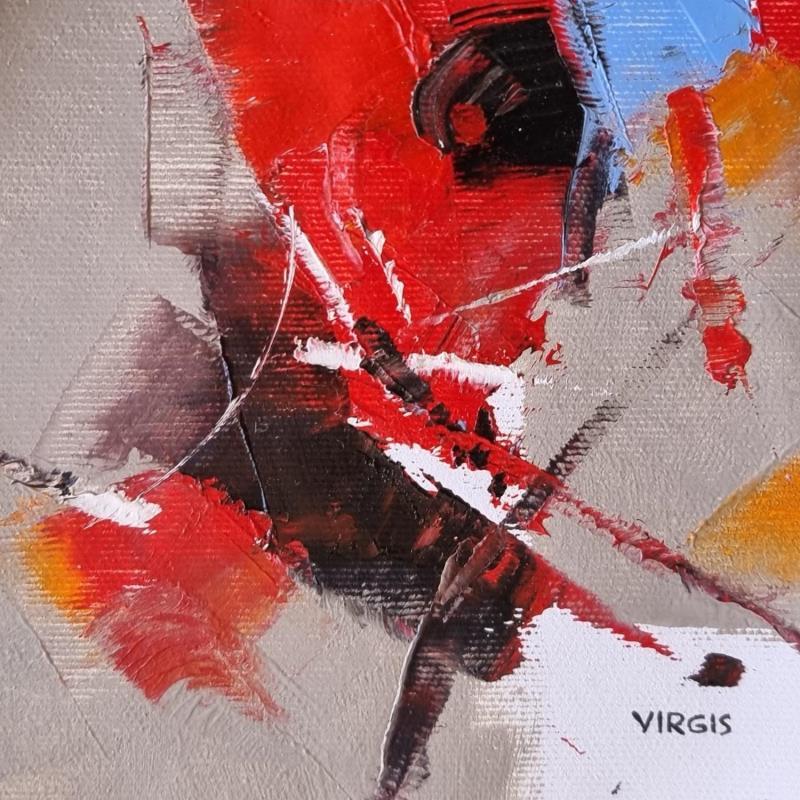 Painting Capricious by Virgis | Painting Abstract Minimalist Oil