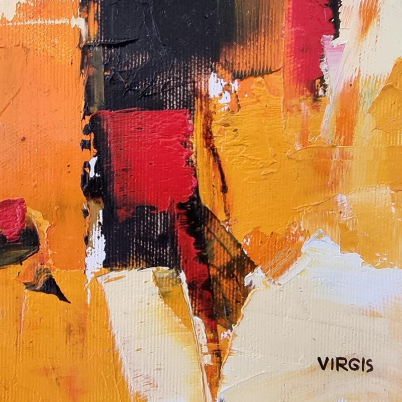 Painting Suspended doubts by Virgis | Painting Abstract Oil Minimalist