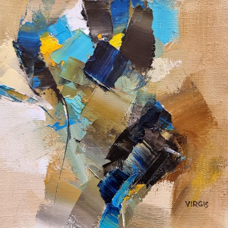 Painting Subtle revelry by Virgis | Painting Abstract Minimalist Oil