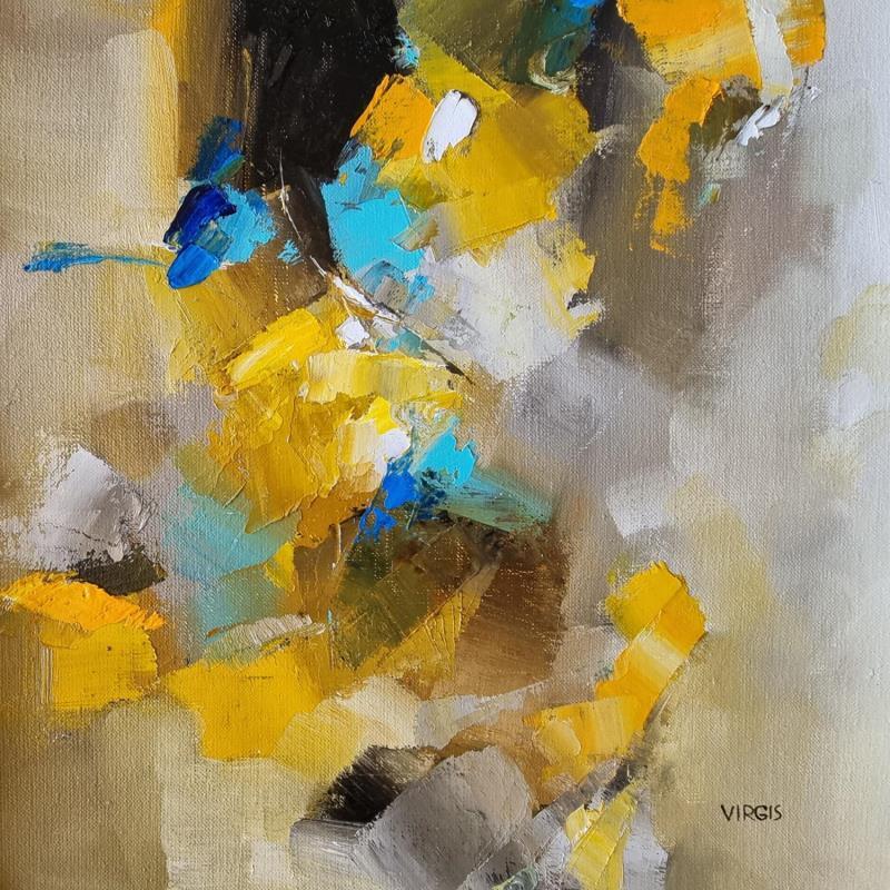 Painting Some sunshine by Virgis | Painting Abstract Minimalist Oil