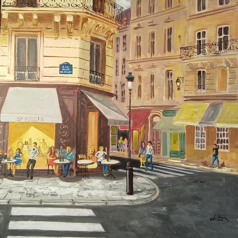 Peinture Brindis!! par De León Lévi Marcelo | Tableau Figuratif Urbain Aquarelle