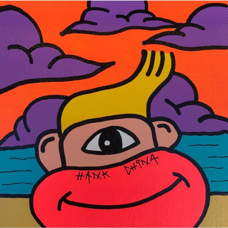 Peinture LSD one par Hank China | Tableau Pop-art Acrylique Posca